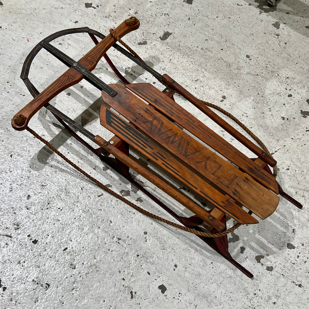 Vintage Fly Away Runner Sled