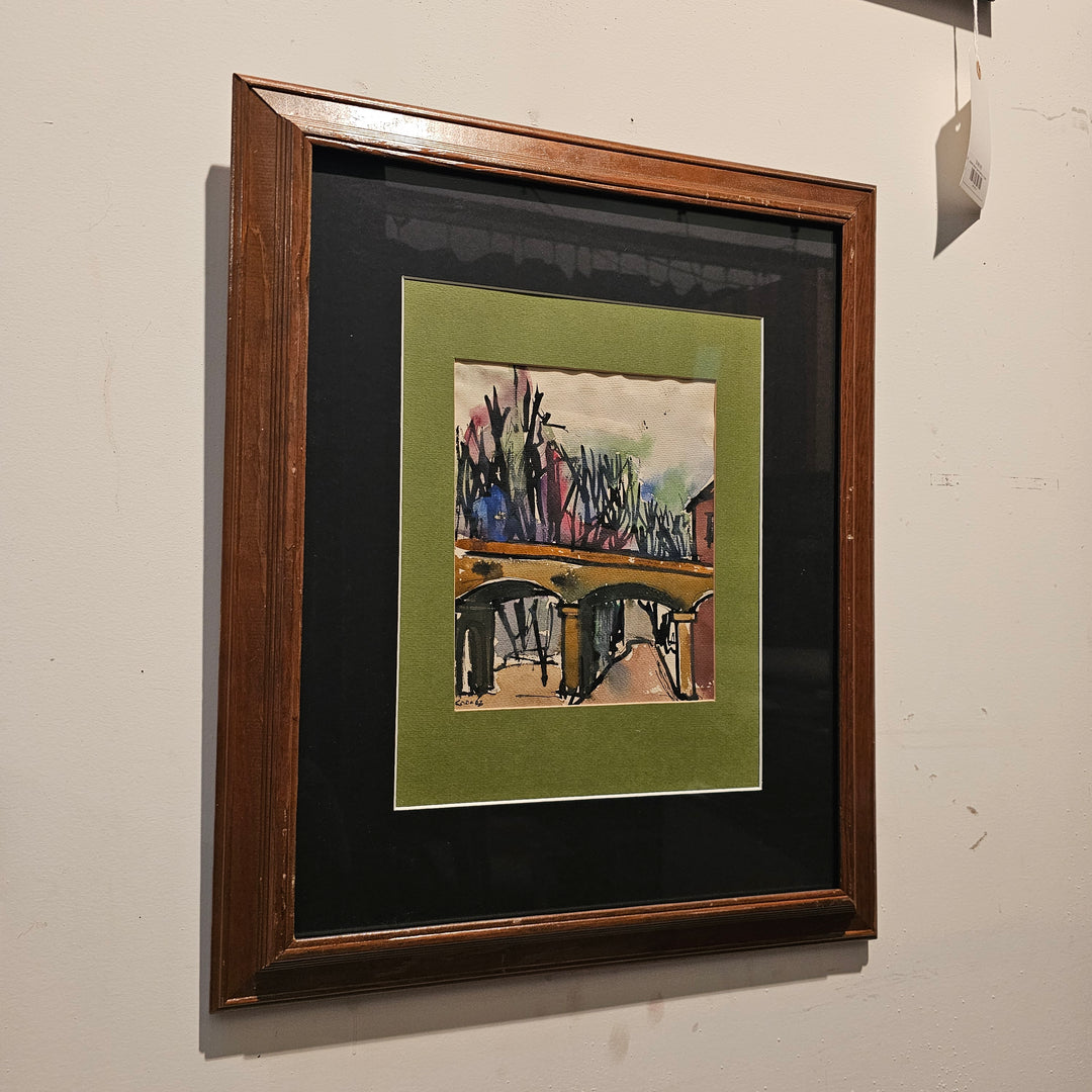 Framed Watercolor