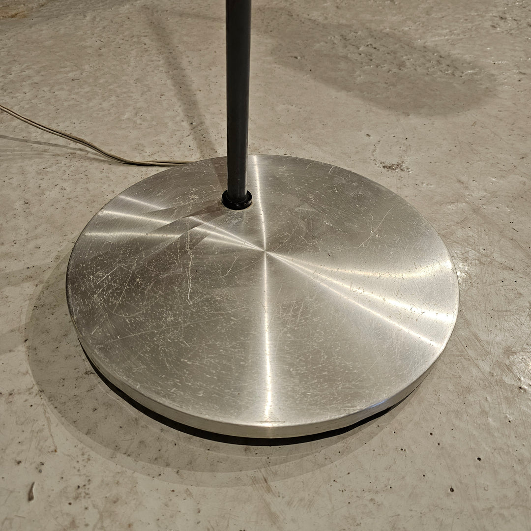 1960's Brushed Aluminum Floor Lamp