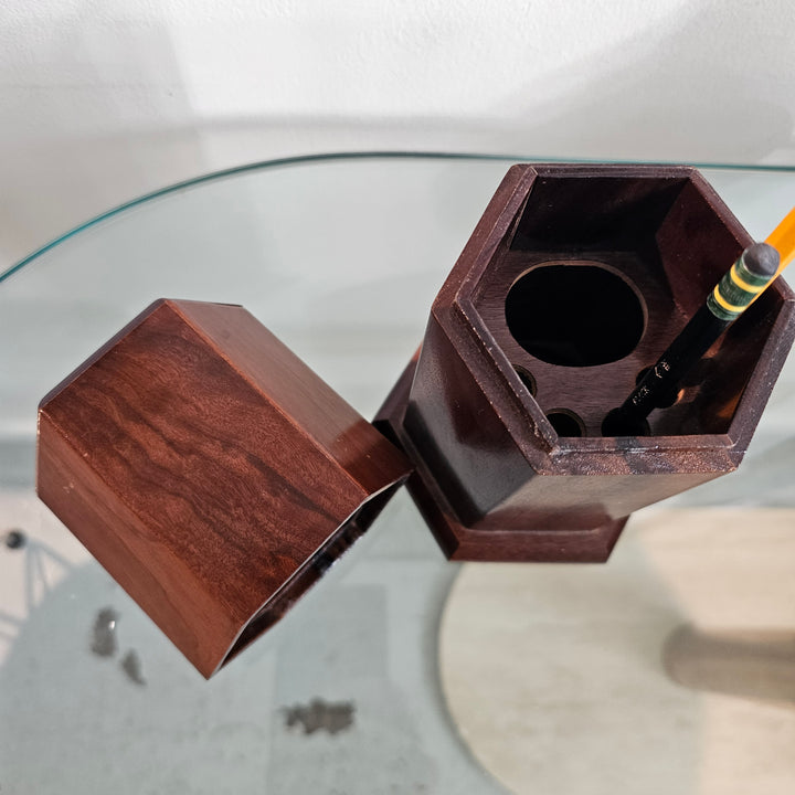 'Braziline' Rosewood Covered Pencil Holder