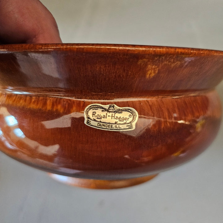 Royal Haeger Brown Bowl Planter