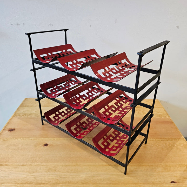 MCM Iron Stacking Wine Racks