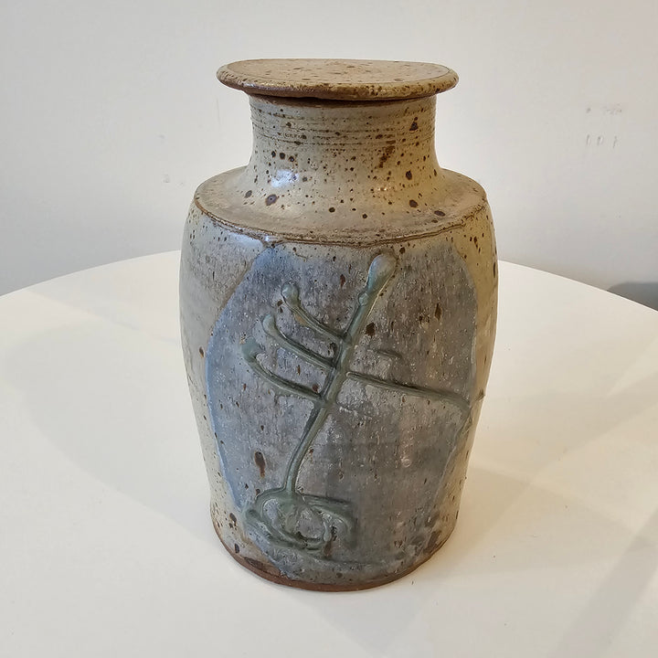 Abstract Lidded Jar