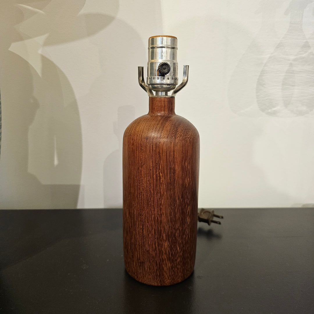 Petite Teak Table Lamp