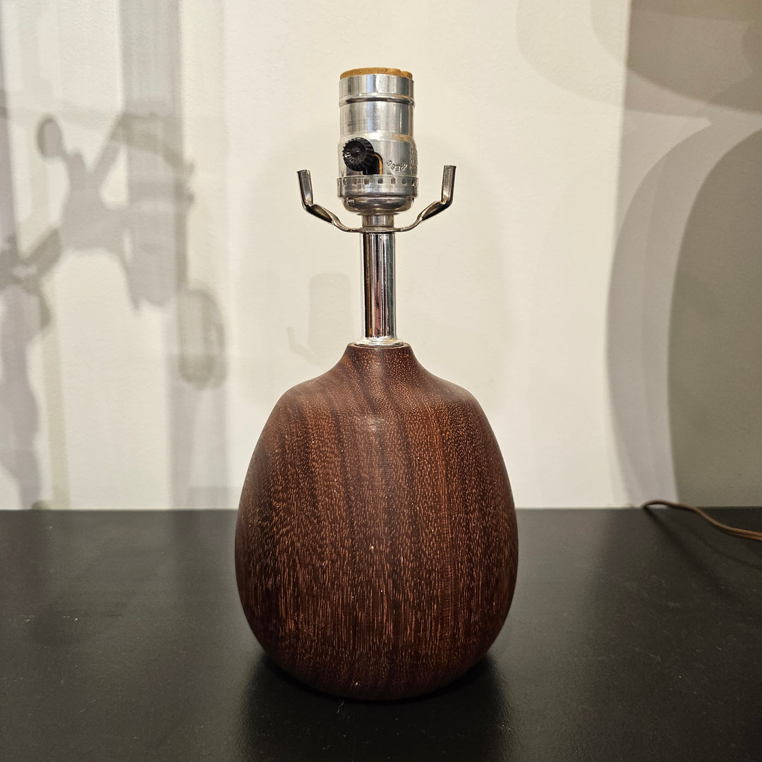 Petite Teak Table Lamp