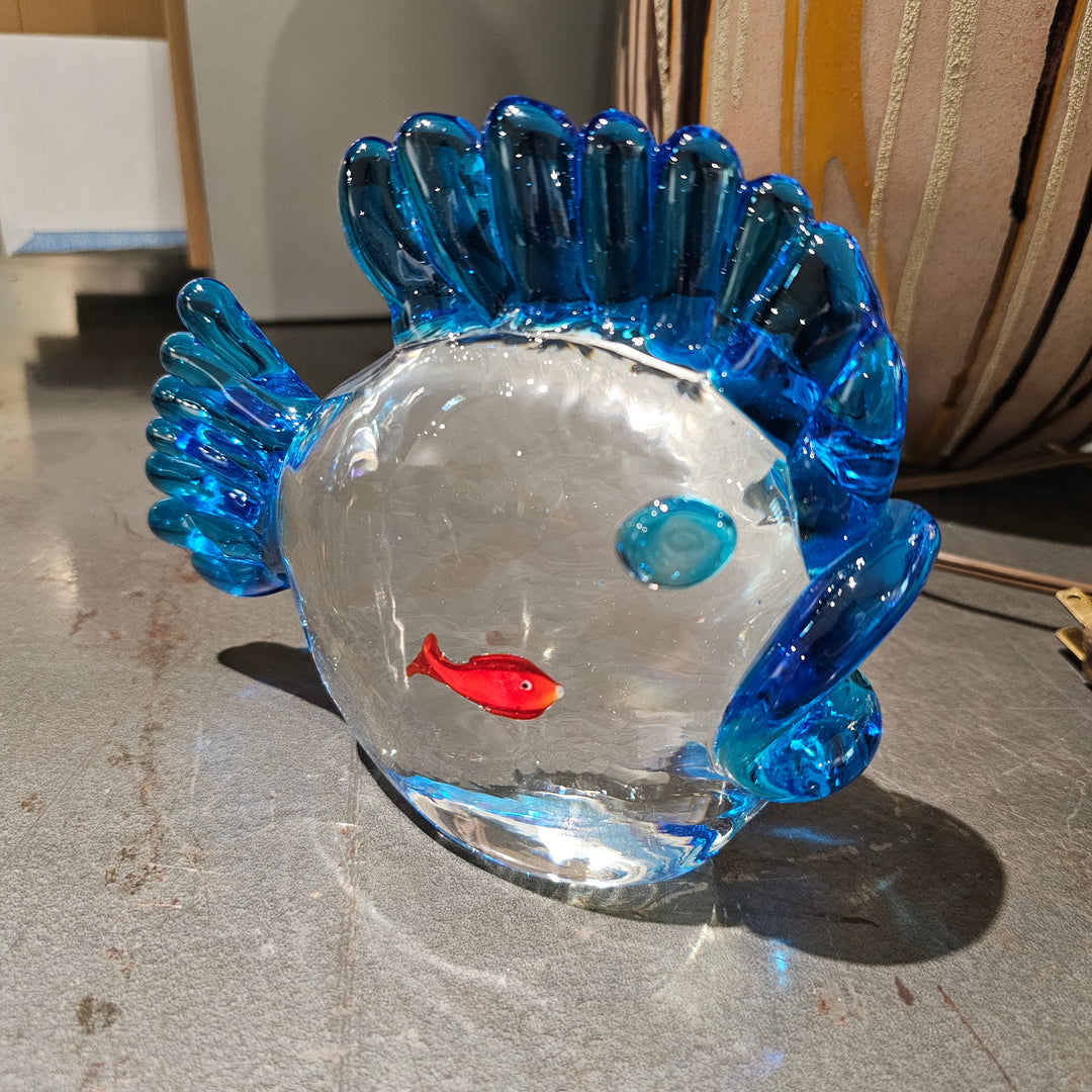 Murano Art Glass Fish Inside Fish