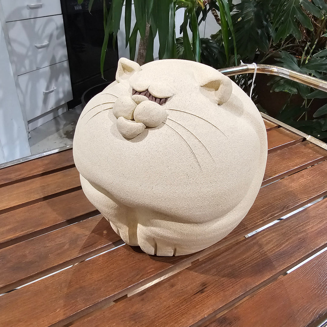 1970's Fat Cat Ceramic Piggy Bank