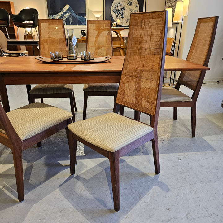 Set of 6 MCM Highback Dining Chairs