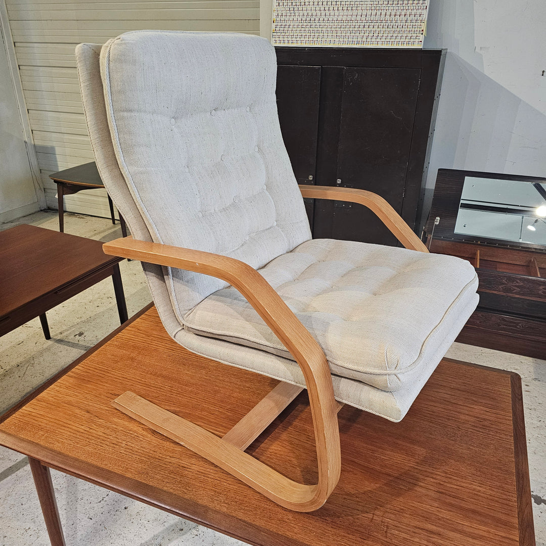 Vintage Scandinavian Bentwood Lounge Chair