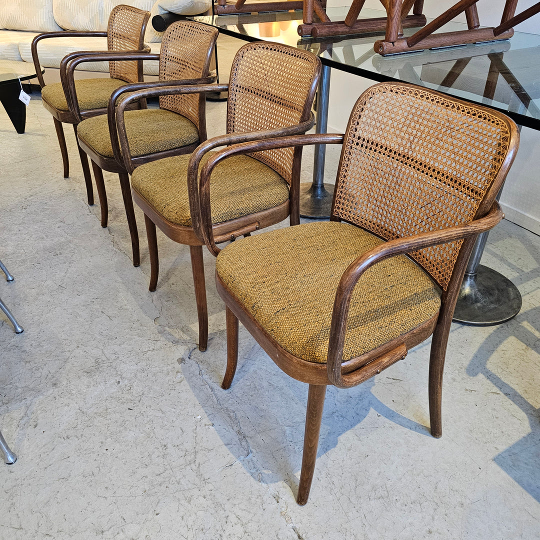 (4) Joseph Hoffman Thonet 811 Dining Chairs