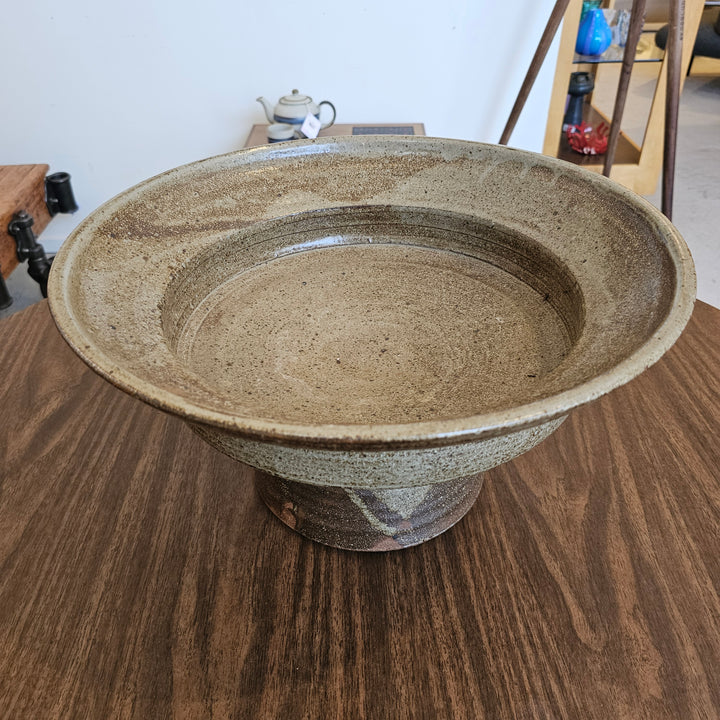 Large Ceramic Footed Centerpiece Bowl