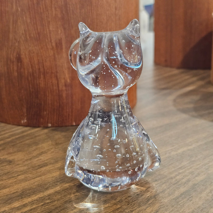 MCM Controlled Bubble Glass Owl
