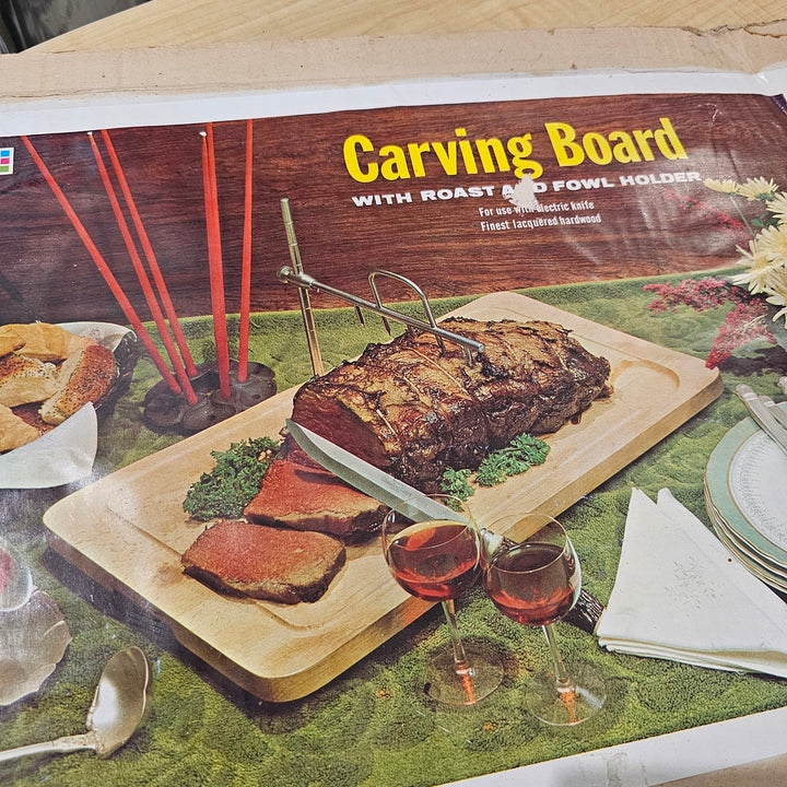 Carving Board w/ Roast Holder
