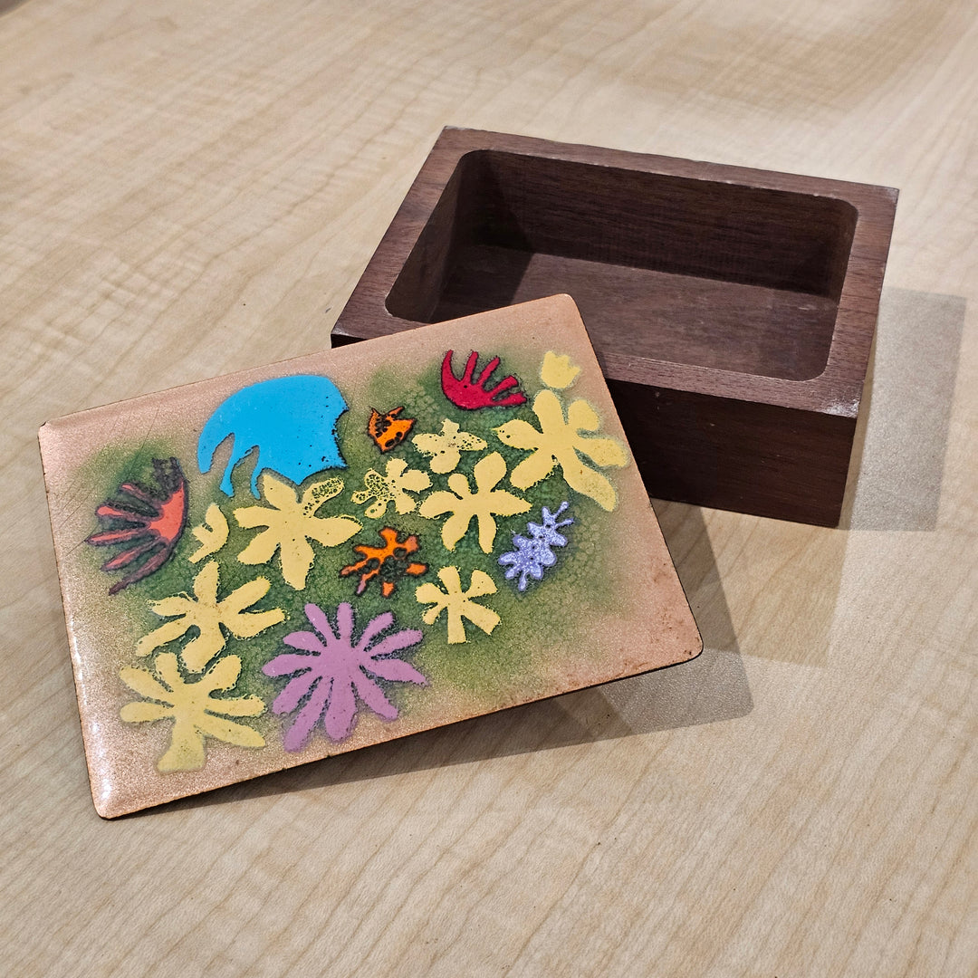 Enamel Trinket Box