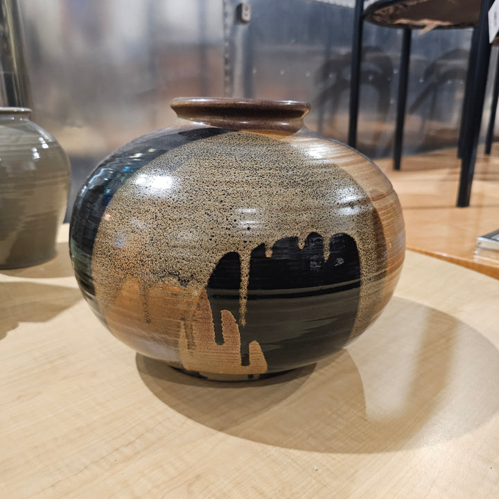 Large Drip Glaze Vase