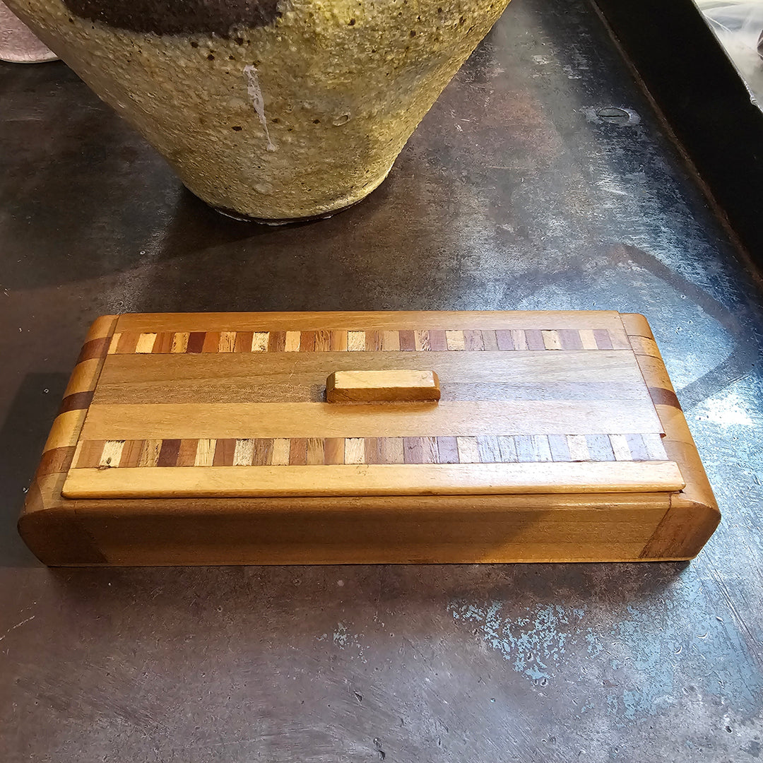 Wood Inlay Trinket Box