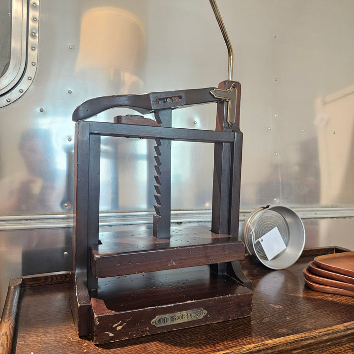 Vintage 'Book Press' Lamp