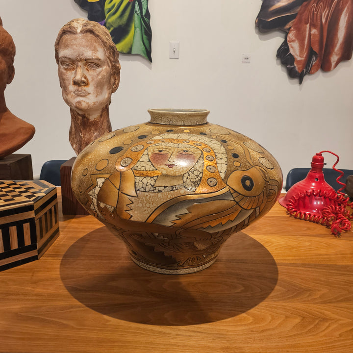 Vintage Alexander Kalifano Large Vase