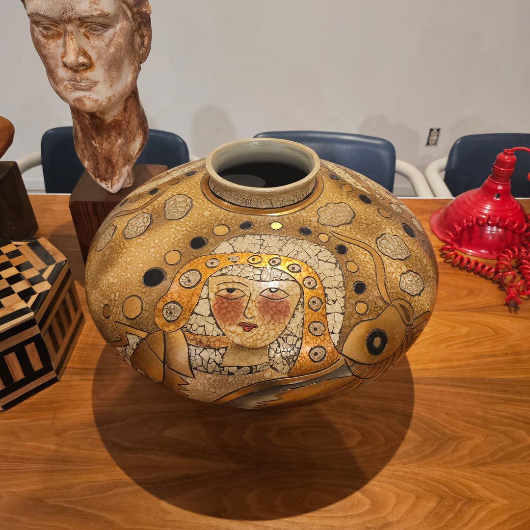 Vintage Alexander Kalifano Large Vase