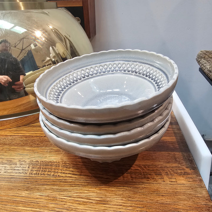 (4) Scalloped Edged Bowls