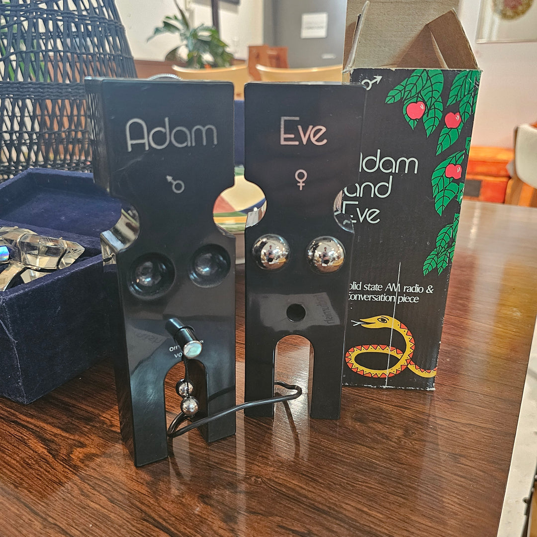 Vintage 1977 Adam & Eve Pop Art Radio