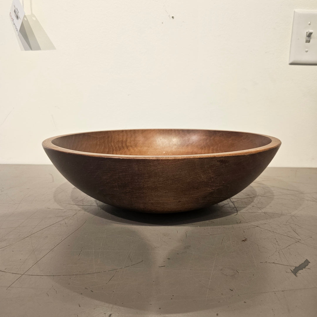 Large Carved Wood Bowl