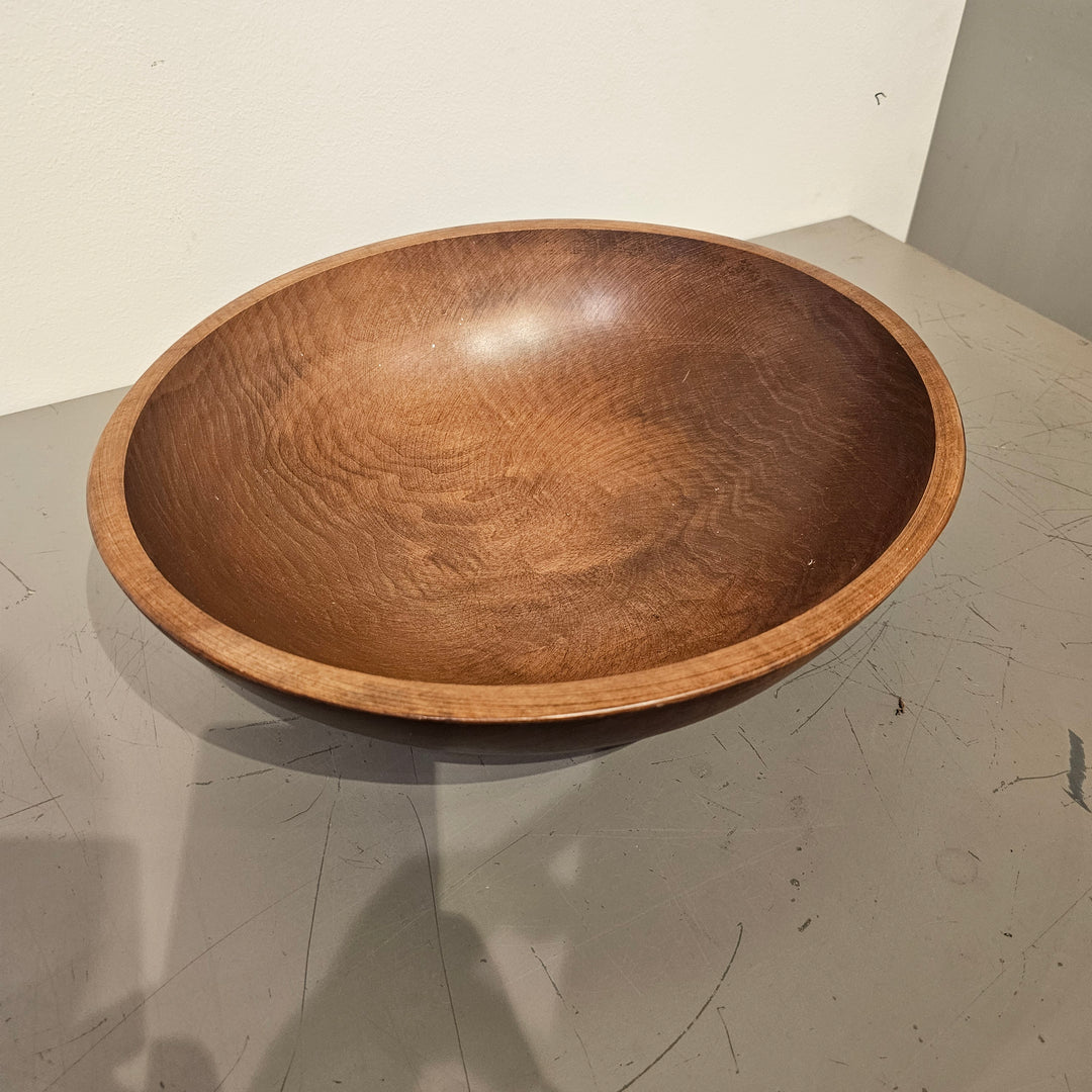 Large Carved Wood Bowl