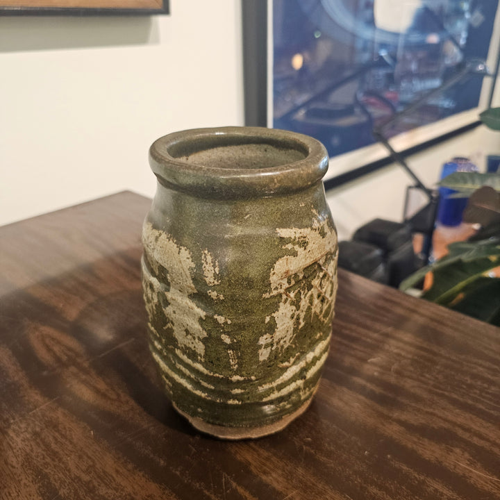 Green Studio Pottery Vase