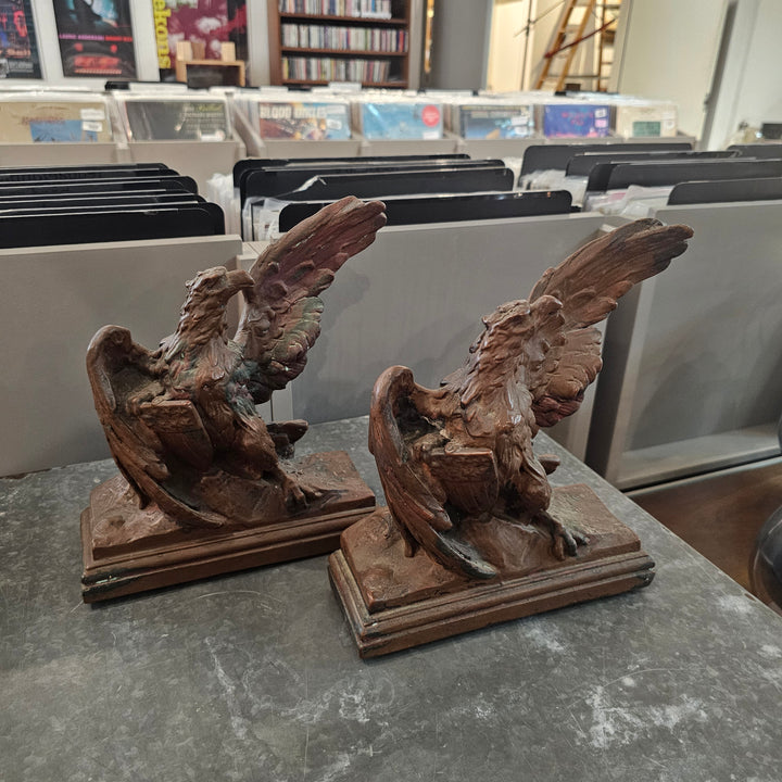 Vintage Eagle Themed Bookends