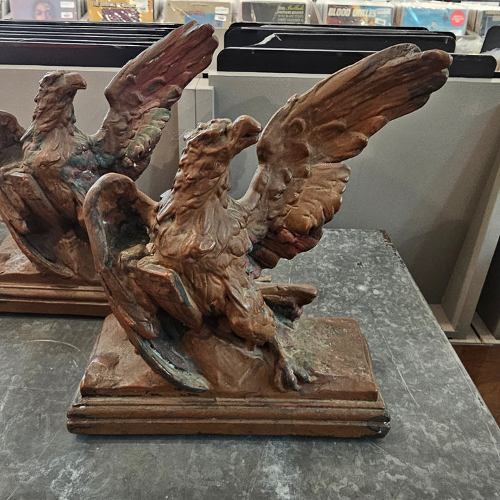 Vintage Eagle Themed Bookends
