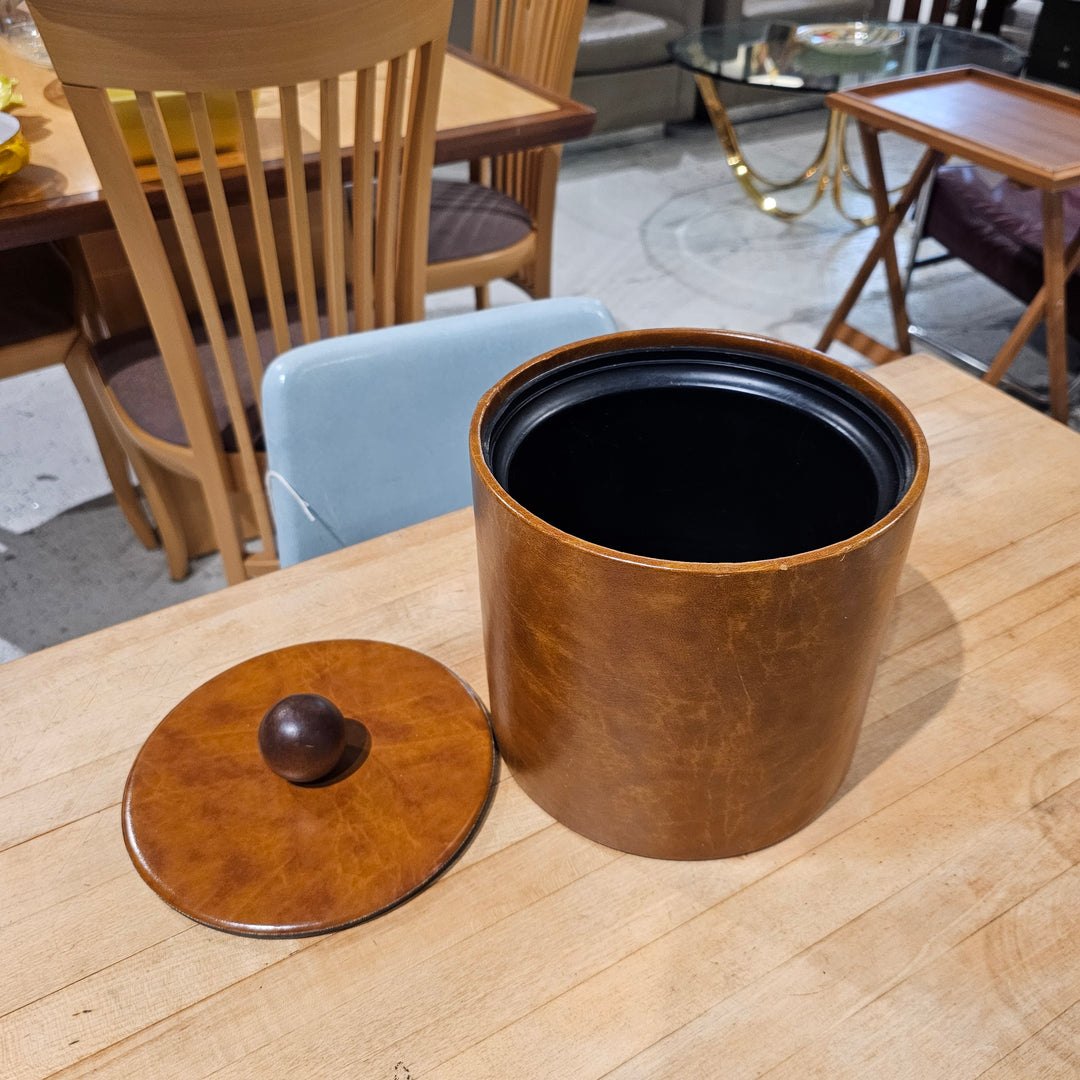 Faux Leather Ice Bucket