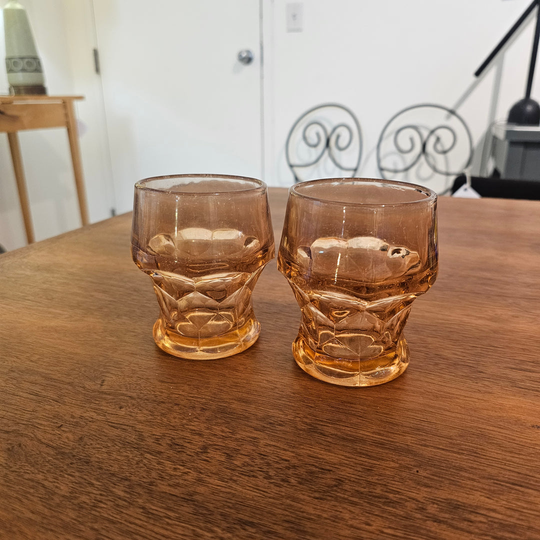 Pair Anchor Hocking Juice Glasses