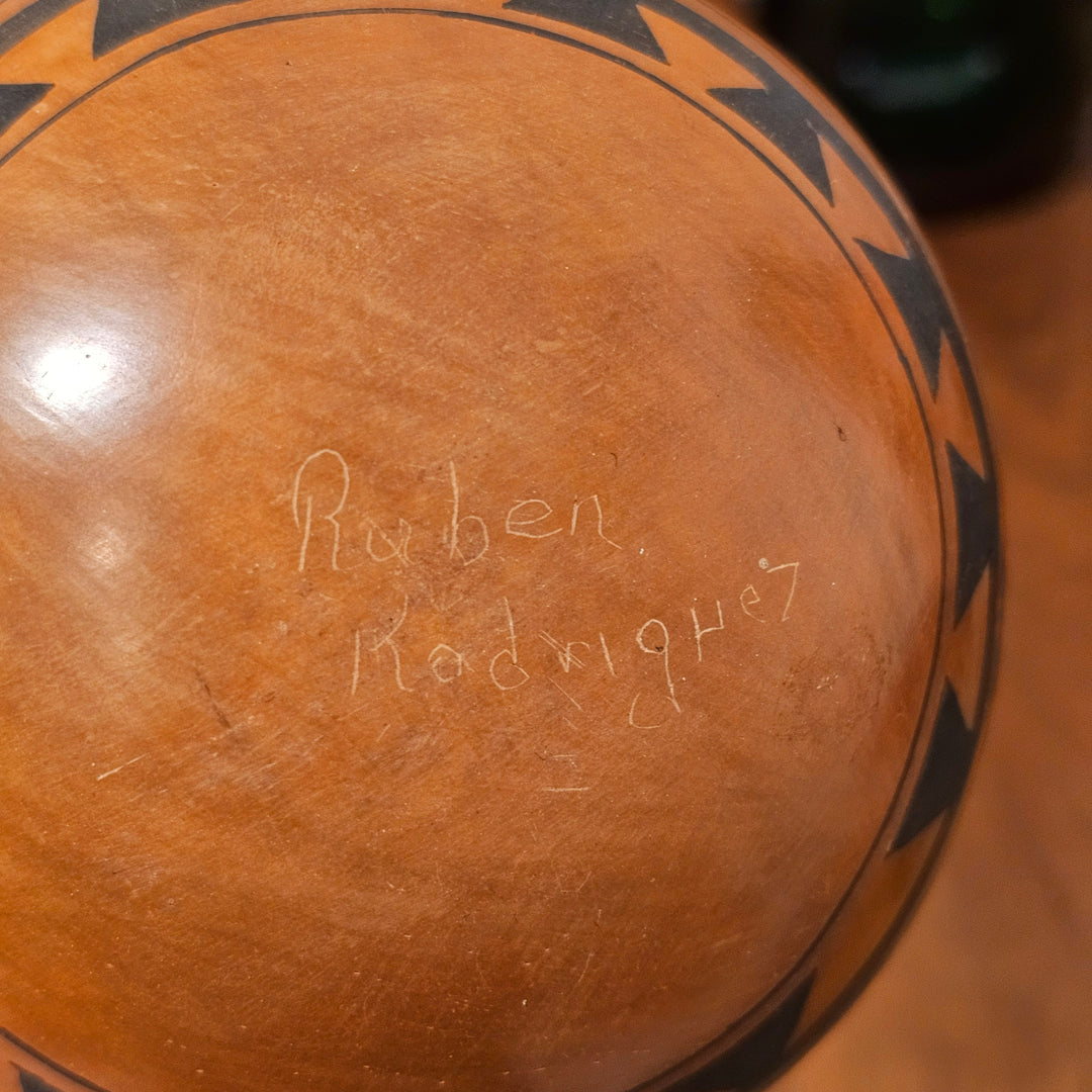 Ruben Rodriguez Red Mexican Pot - Signed
