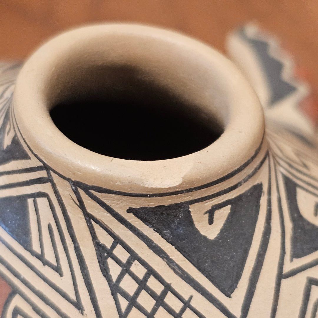 Armando Rodriguez Animal Figurine Pot - Signed