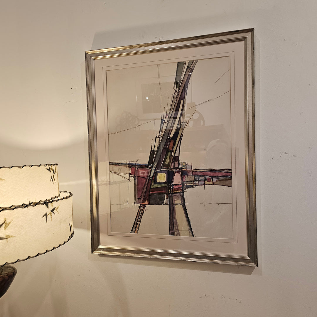 Framed Modern Abstract Expressionism