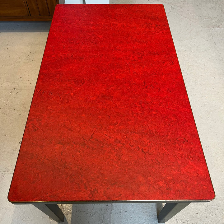 1920s-era General Fireproofing Steel Library Table w/New Lino