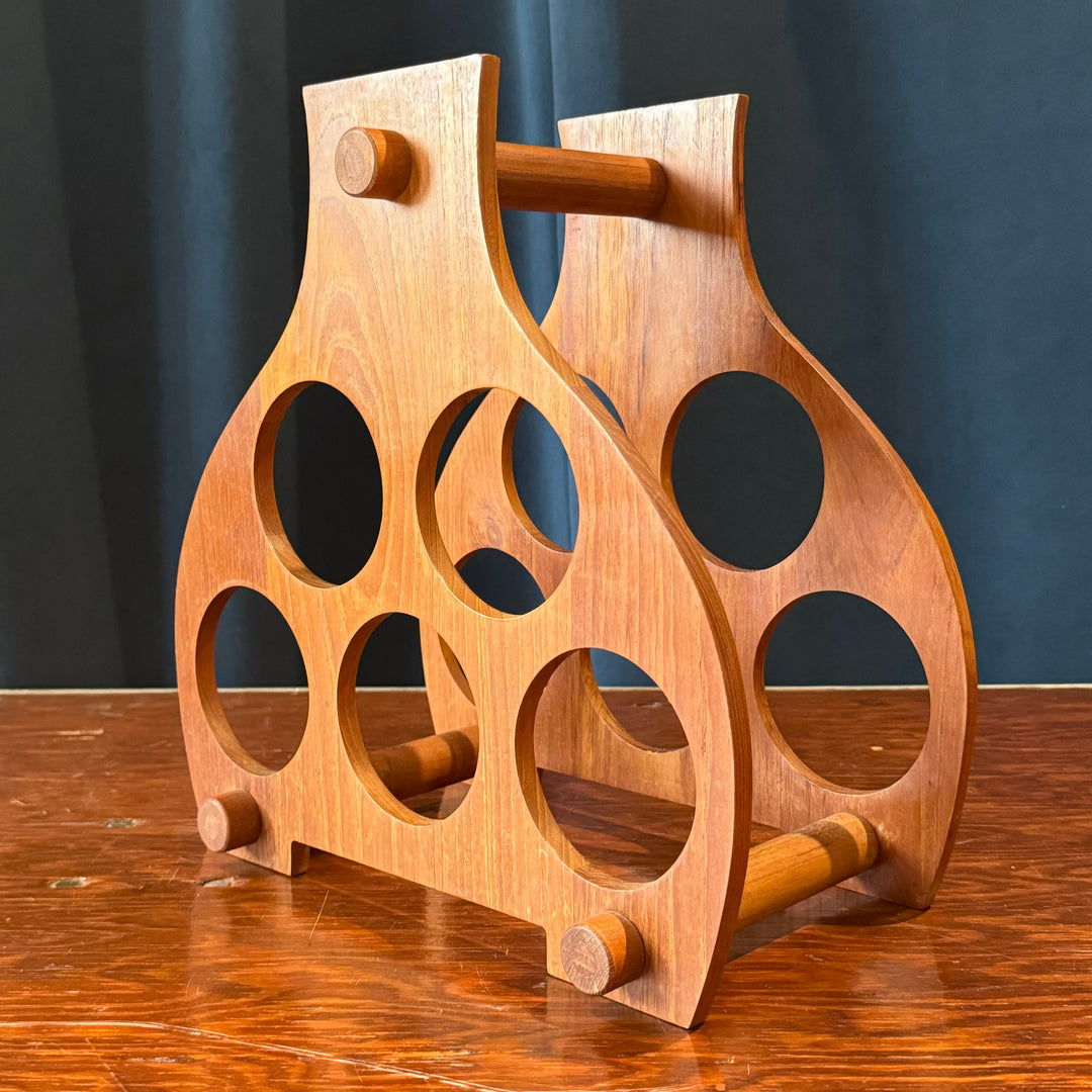 Teak Wine Rack