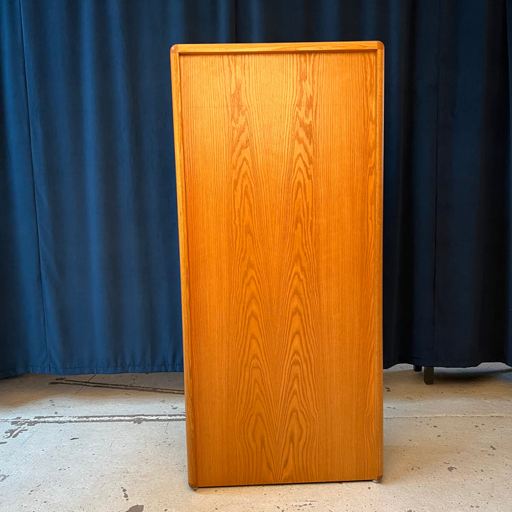 Tall Oak Bookcase