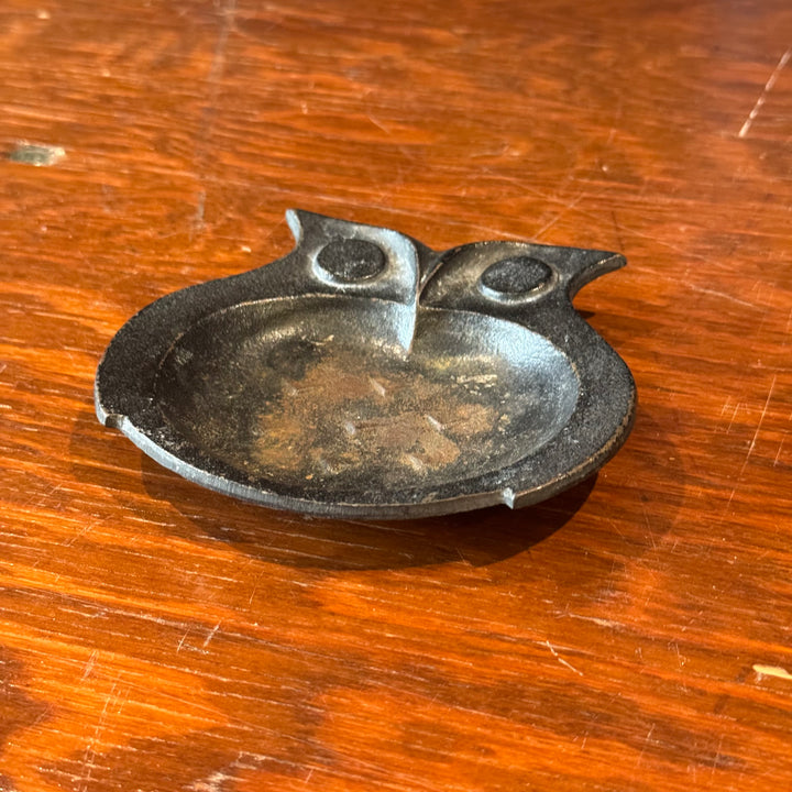 Cast Iron Owl Trinket Dish