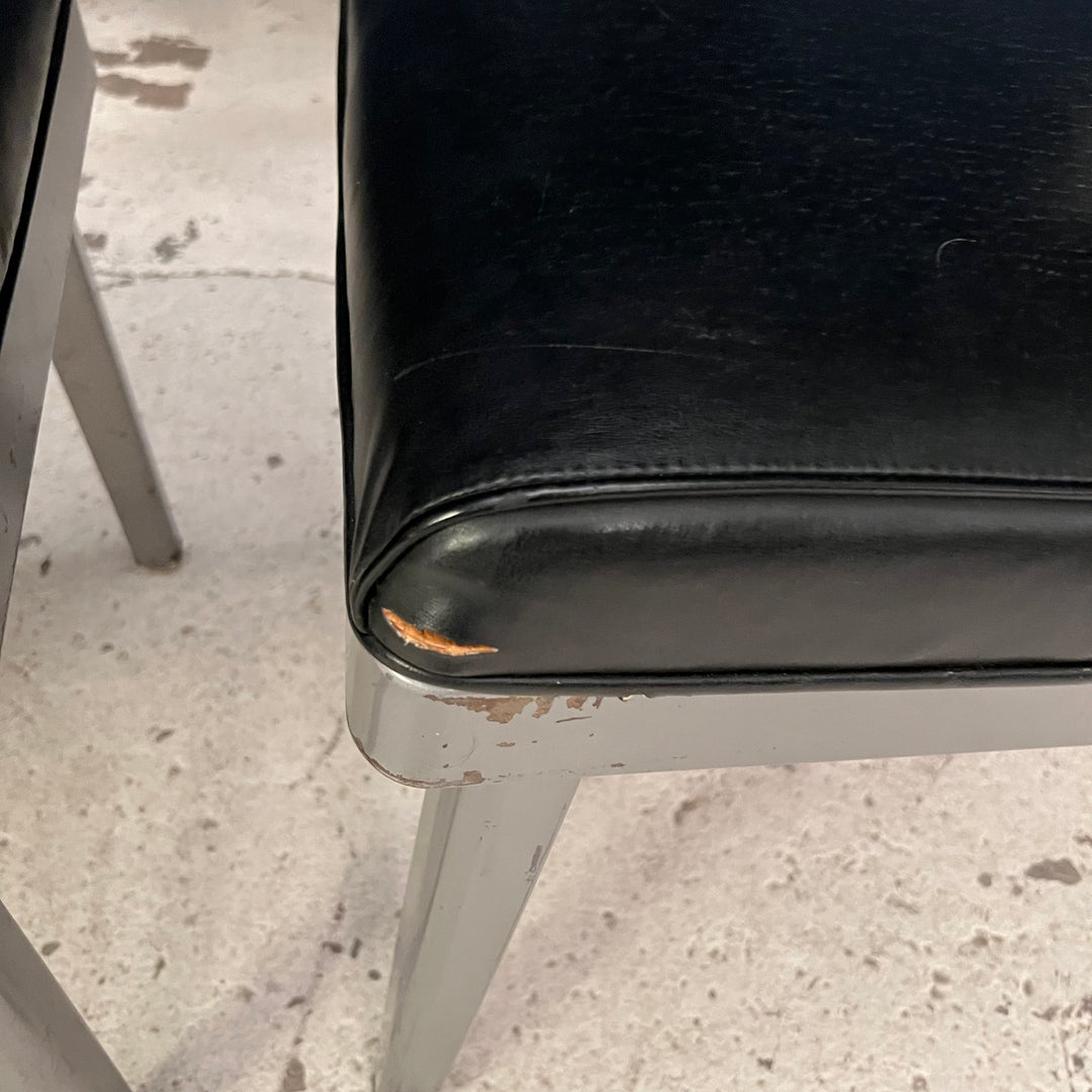 All Steel Black Vinyl Side Chair