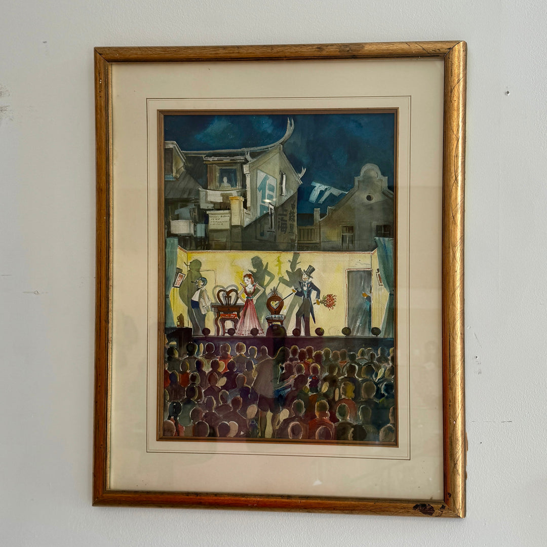 David Ludwig Bloch Watercolor 1948
