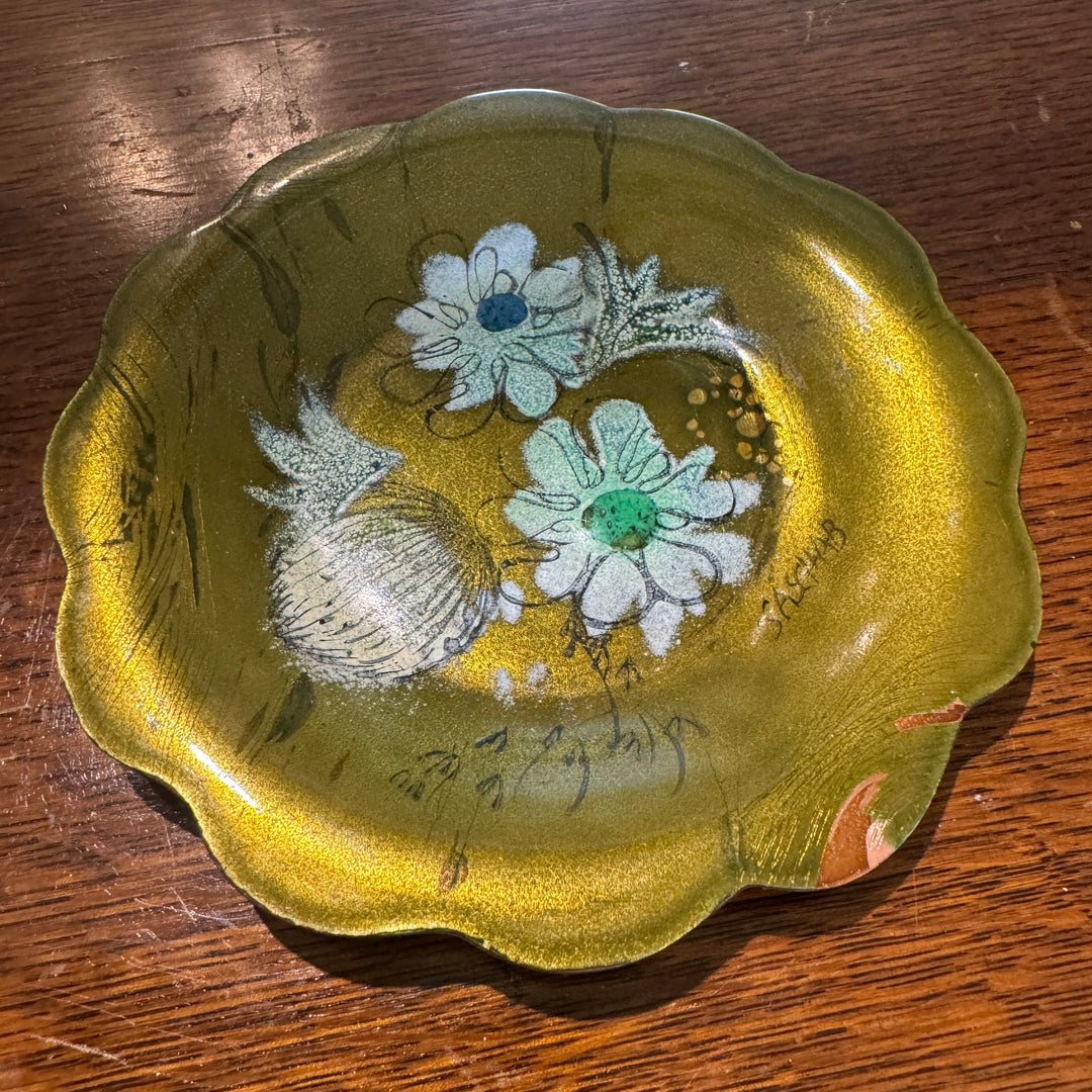Sascha Brastoff Enamel Plate