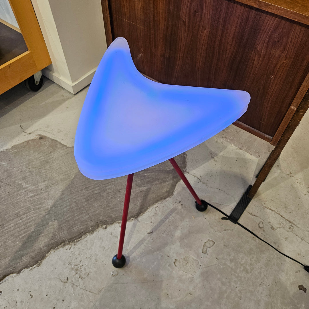 Neon Light Up Side Table