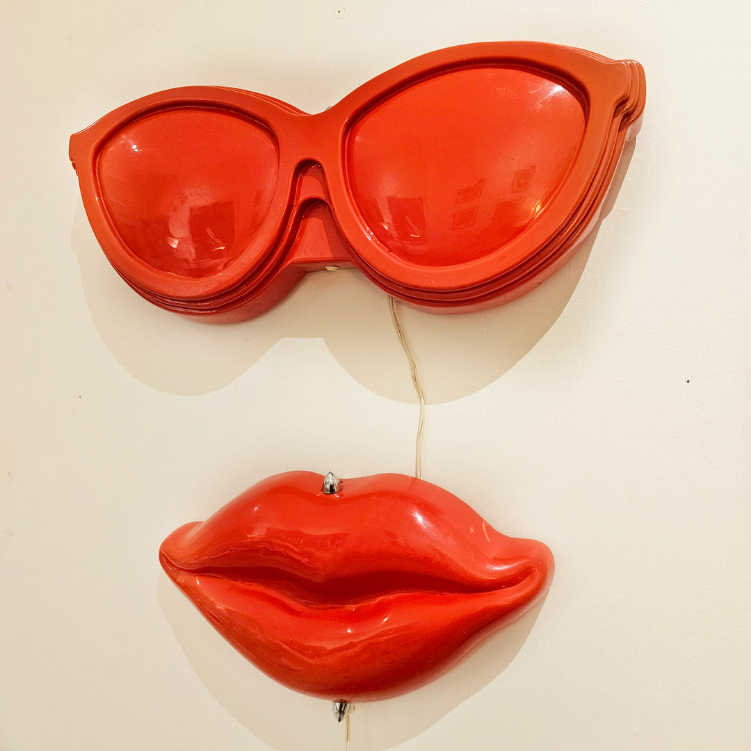 1970's Zicoli Limbach Pop Art Wall Lamp