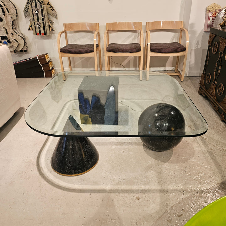 Postmodern Geometric Base Coffee Table
