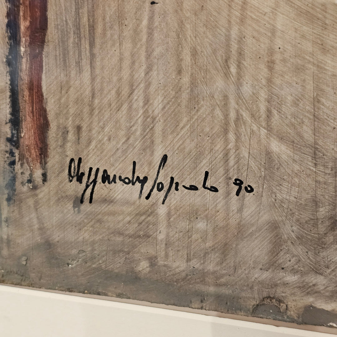 Artist Signed, Figural Nude Oil Painting