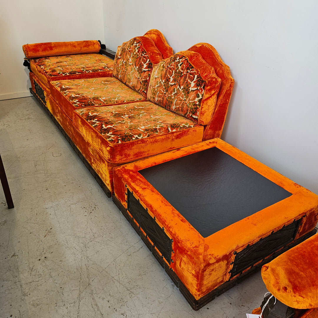 Pristine Spanish Revival Modular Sofa