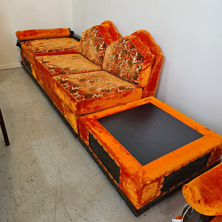Pristine Spanish Revival Modular Sofa