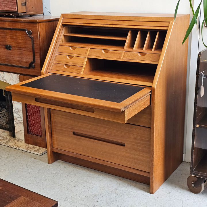 Danish Modern Teak Secretary Desk