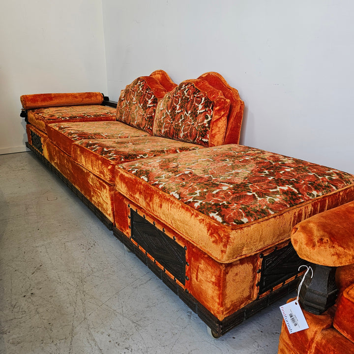 Pristine Spanish Revival Modular Sofa